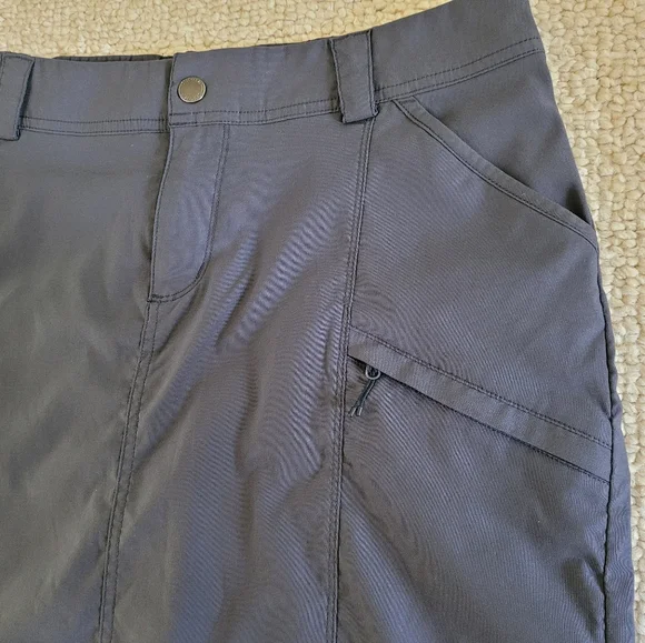 Duluth Trading Co Womens Dry On the Fly Skort/Skirt Gray Size 12 Hiking Outdoor. - Picture 5 of 12